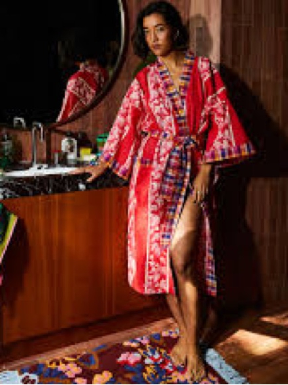 Sage and Clare. NEW! SALE! Organic Cotton Robe. O/S